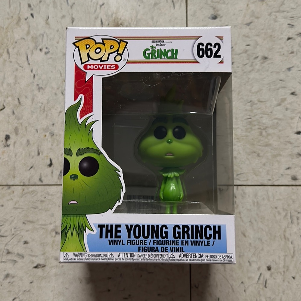 Brand new young grinch funko pop figure
